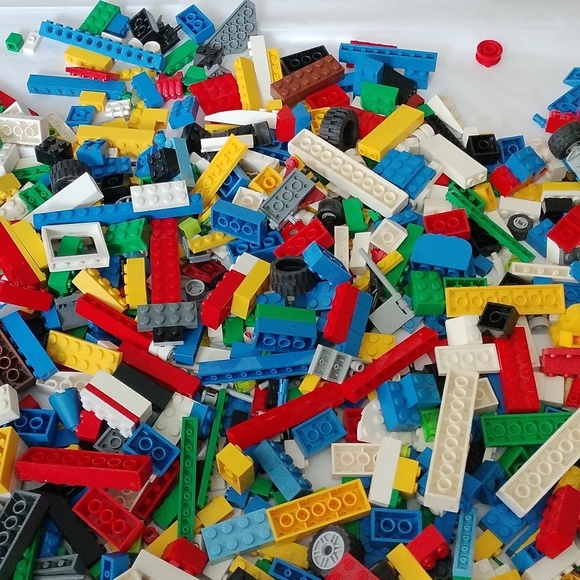Lego building bricks parts 4 pounds random Set #2 - Picture 4 of 9